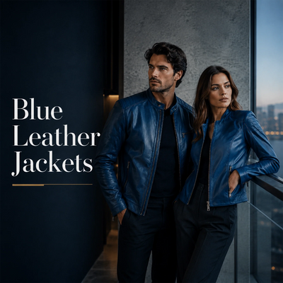 Blue Leather Jackets