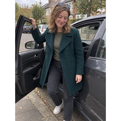 Doctor Who Season 5 Karen Gillan Aqua Wool Coat