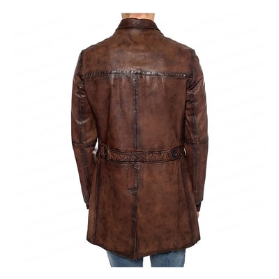 Dwayne Johnson Red Notice Brown Coat