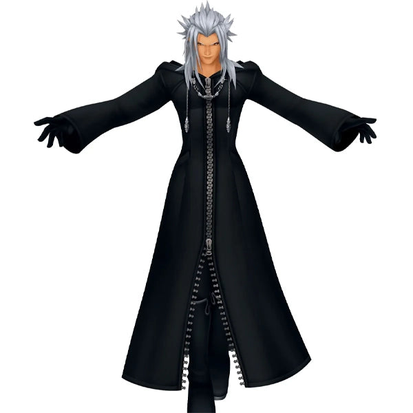 Kingdom Hearts Organization XIII Black Leather Coat
