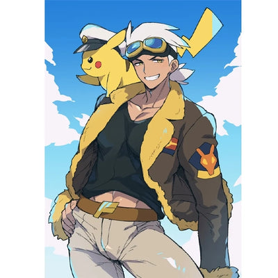 Professor Friede Pokemon Horizons Cotton Jacket