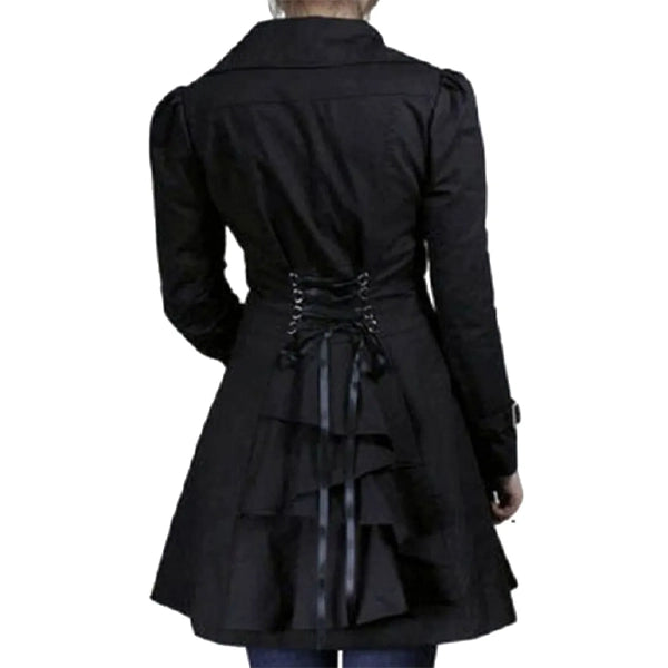 Silver Linings Playbook Tiffany Black Cotton Coat