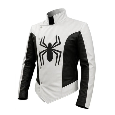 Spiderman White And Black Jacket