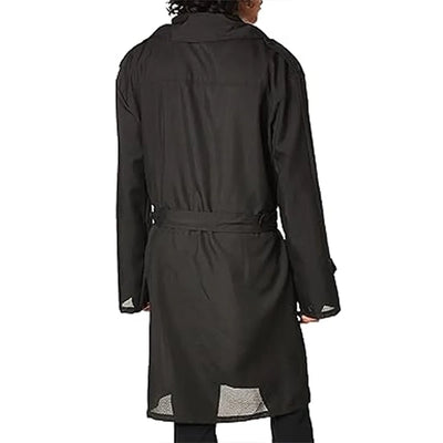 Spy Secret Agent Black Trench Coat