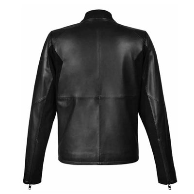 Tie Pilot Star Wars Black Leather Jacket