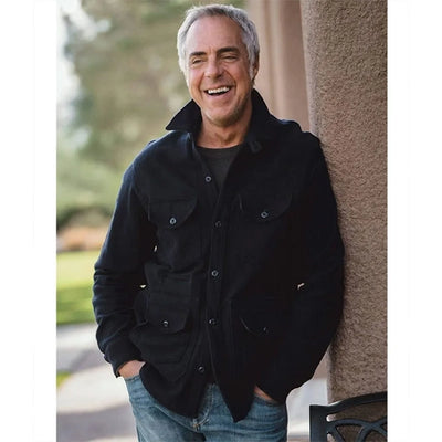 Titus Welliver Bosch Legacy Black Wool Jacket