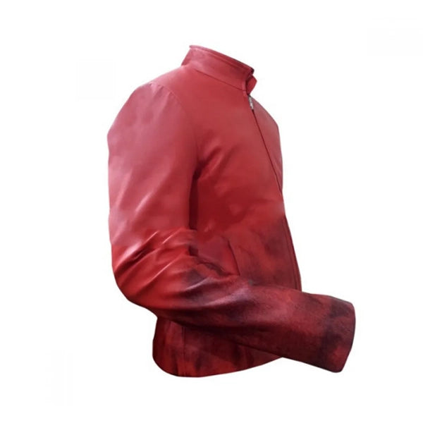 Wanda Maximoff Avengers Age Of Ultron Red Leather Jacket