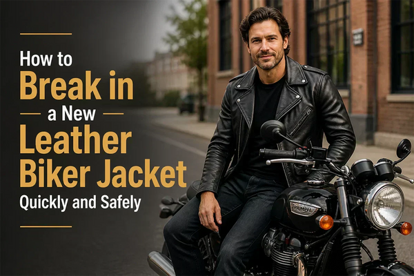 How to Break in a New Leather Biker Jacket Quickly and Safely