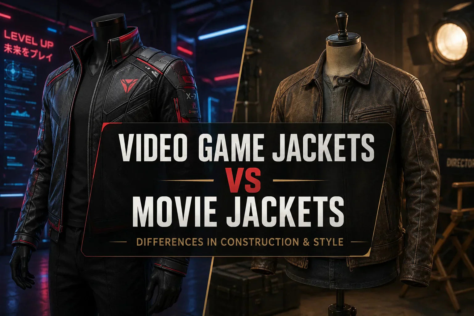 Video game jackets vs movie jackets