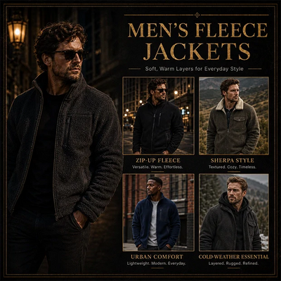 Mens Fleece Jackets Collection