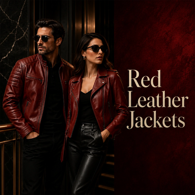 Red Leather jackets