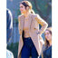 Ana De Armas Deep Water Wool Coat