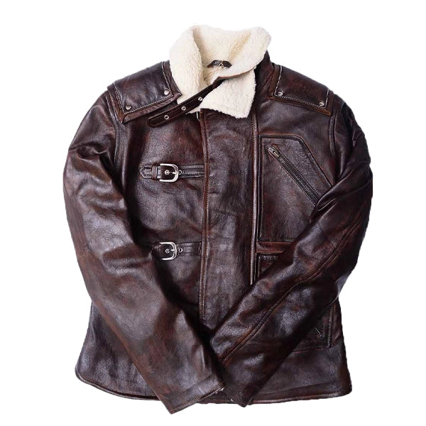 BJ Blazkowicz Wolfenstein New Order brown Jacket
