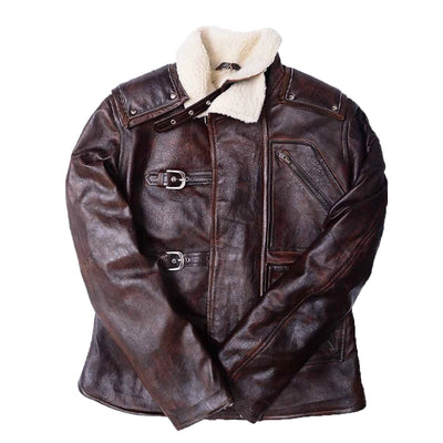 BJ Blazkowicz Wolfenstein New Order brown Jacket
