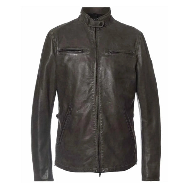 Bates Motel Max Thieriot Brown Leather Jacket
