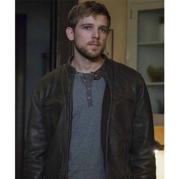 Bates Motel Max Thieriot Leather Jacket
