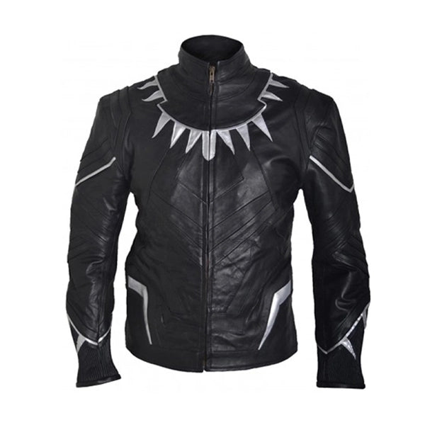 Black Panther Avengers Leather Jacket
