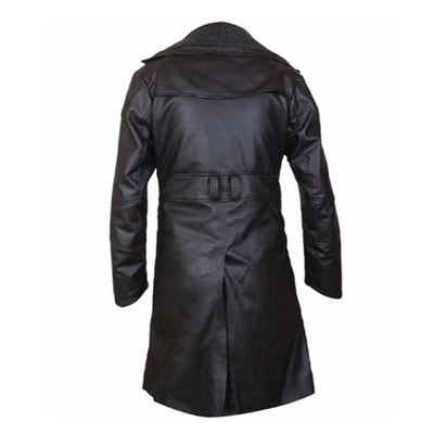 Blade Runner 2049 Ryan Gosling black Leather Coat
