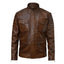 Boss Level Frank Grillo Brown Leather Jacket
