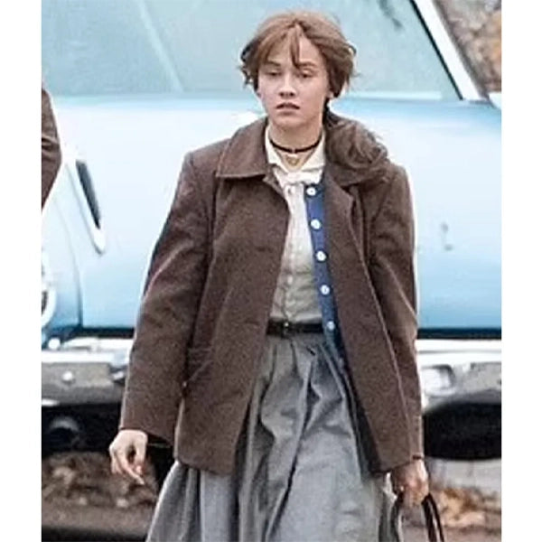 Chaqueta de Priscilla de Cailee Spaeny