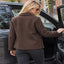 Cailee Spaeny Priscilla Womens Wool Jacket