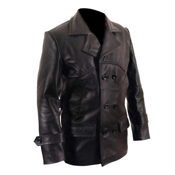 Christopher Eccleston Doctor Who Black Coat
