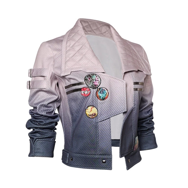 Cyberpunk Phantom Liberty Songbird White Leather Jacket
