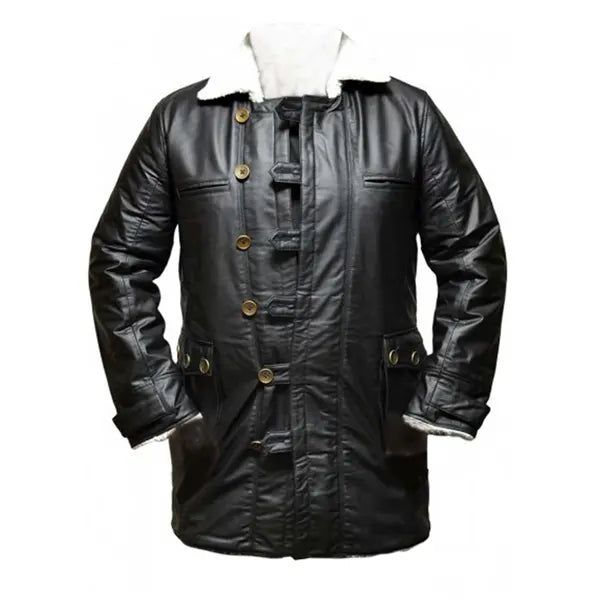 Dark Knight Rises Bane Black Trench Coat