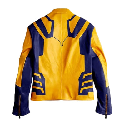 Deadpool 3 Wolverine Yellow Leather Jacket