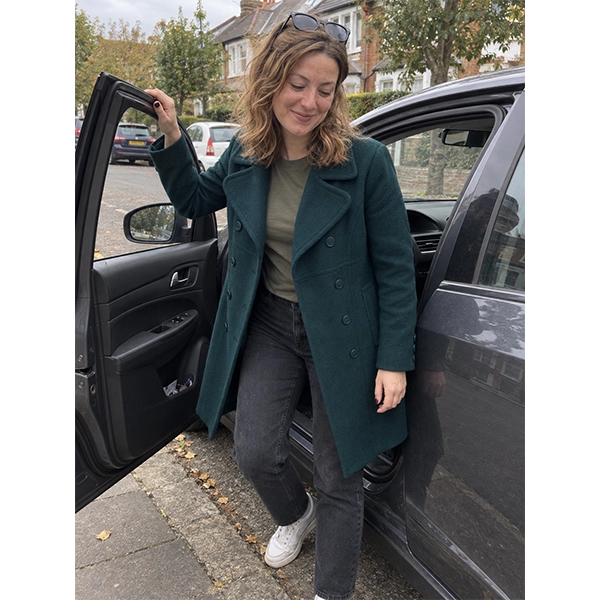 Doctor Who Season 5 Karen Gillan Aqua Wool Coat