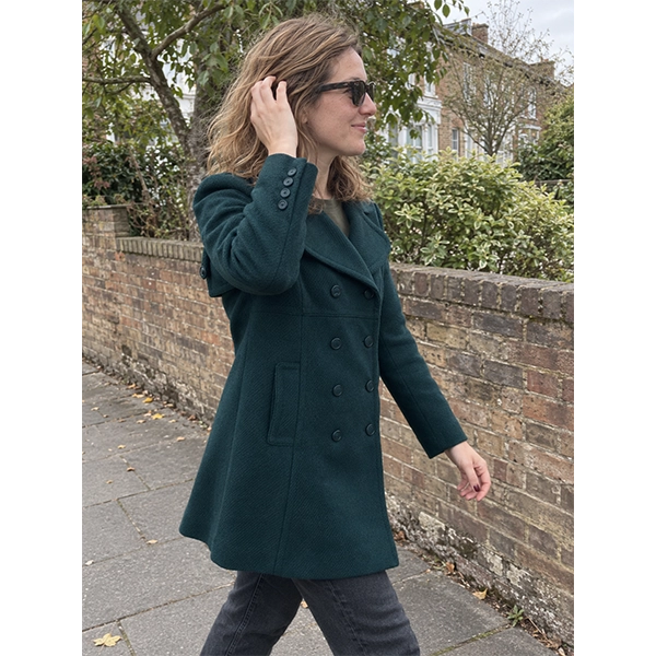 Doctor Who Season 5 Karen Gillan Womens Aqua Wool Coat
