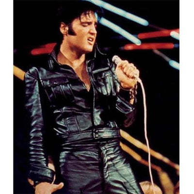Elvis Presley American Singer Leather Jacket
