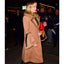 Emily Blunt Braided Camel Coat