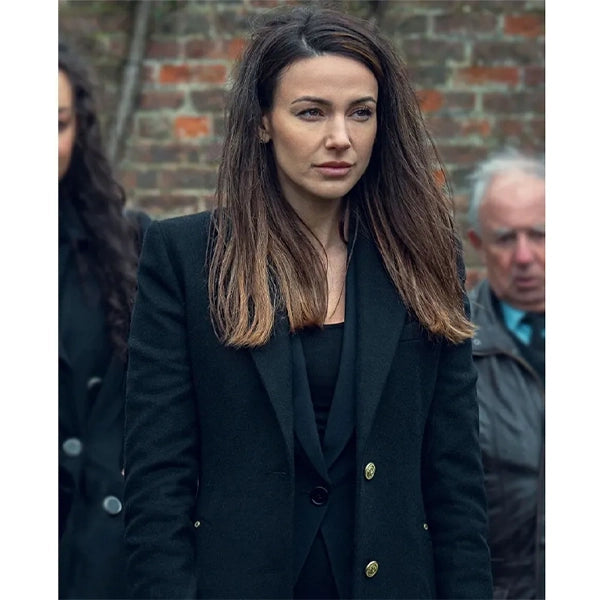 Michelle Keegan Fool Me Once Wool Coat