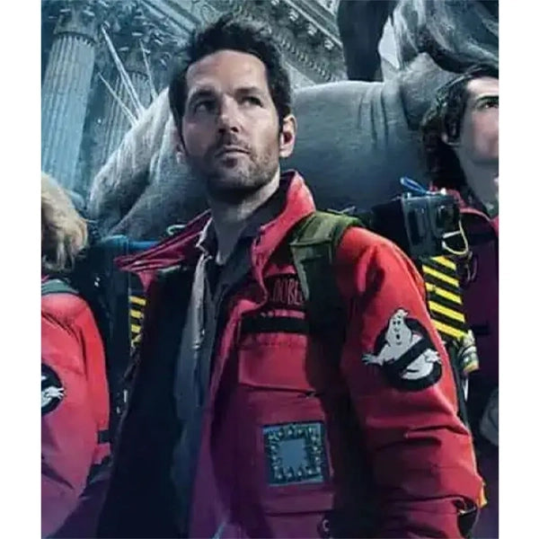 Ghostbusters Gary Grooberson Red Cotton Coat
