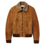 Harry Styles Brown Suede Aviator Jacket
