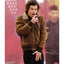Harry Styles Brown Suede Leather Jacket
