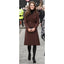 Hobbs Celeste Chestnut Brown Wool Coat