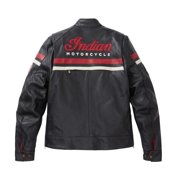 Indian Freeway Motorcycle Black Leather Jacket
