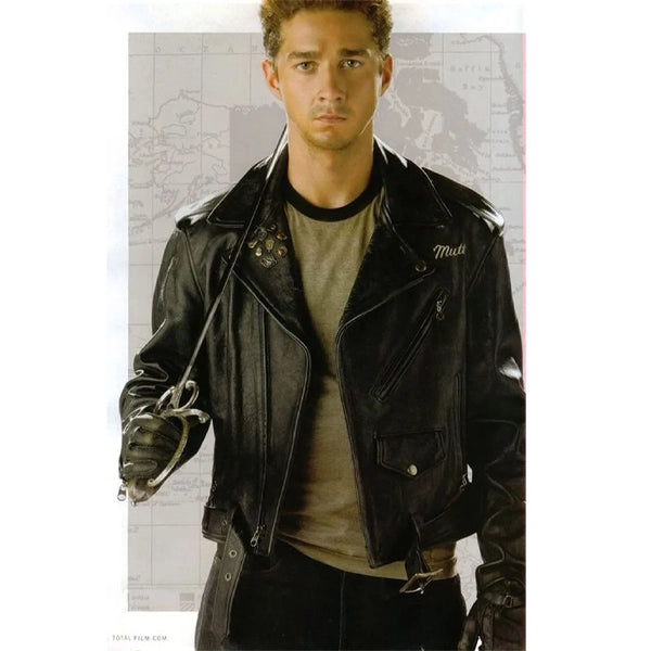Indiana Jones 4 Shia Labeouf Black Jacket
