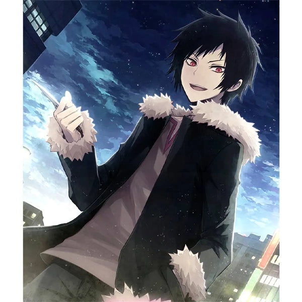 Izaya Orihara Durarara Black Cotton Hoodie
