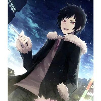 Izaya Orihara Durarara Black Cotton Hoodie
