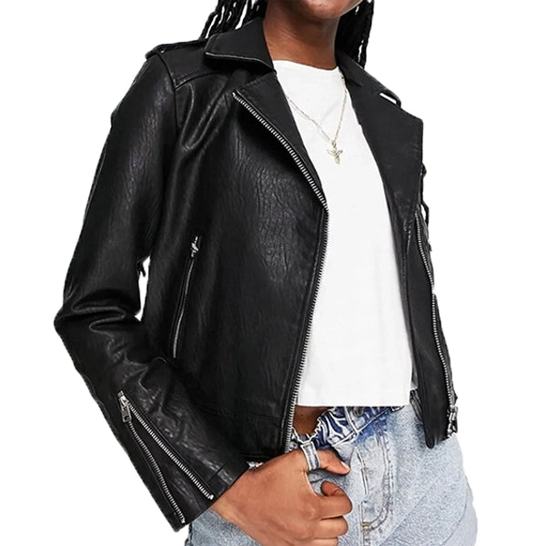 Kaia Gerber American Horror Stories Leather Jacket
