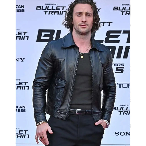 Kraven the Hunter Aaron Taylor Johnson Black Jacket
