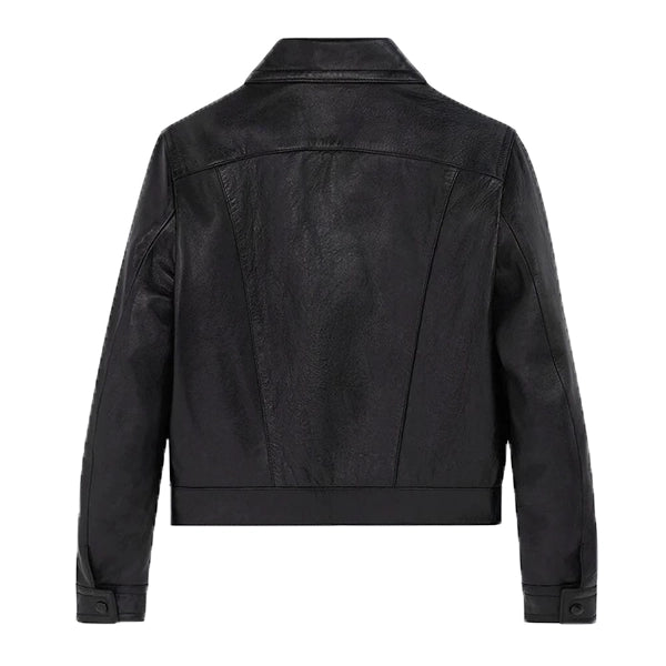 Kraven the Hunter Aaron Taylor Johnson Black Leather Jacket
