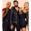Kris Kelkar Swiping America Black Leather Jacket
