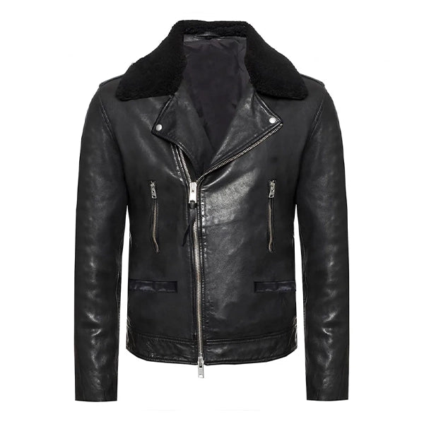 Kris Kelkar Swiping America Leather Jacket
