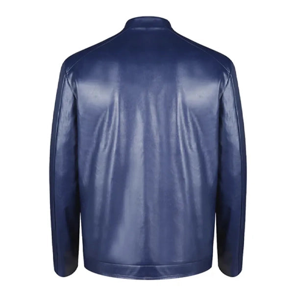 Leon Kennedy Resident Evil Death Island Blue Jacket