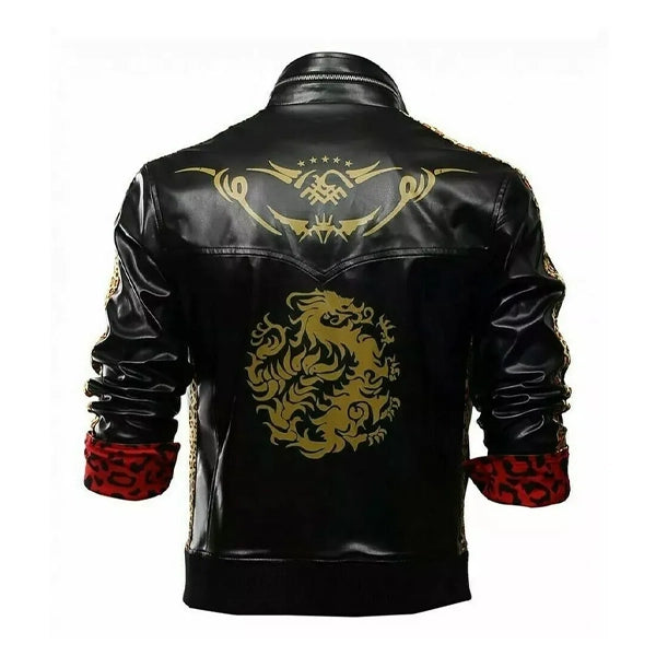 Leslie Kyle Final Fantasy VII Remake Leather Jacket

