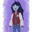 Marceline The Vampire Queen Red Varsity Jacket